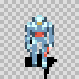 Talrex walking animation, facing bottom