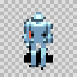 Talrex walking animation, facing top