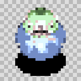 Octopix attack animation, facing bottom