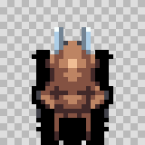 Pakhumerous walking animation, facing top