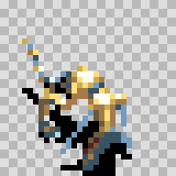 Toothsome attack animation, facing bottom right
