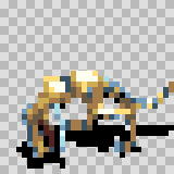 Toothsome attack animation, facing left