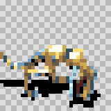 Toothsome attack animation, facing right