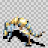 Toothsome attack animation, facing top left