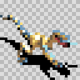 Toothsome walking animation, facing bottom right