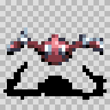 Chainomatic walking animation, facing top