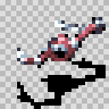 Chainomatic walking animation, facing top left