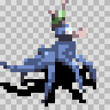 Stryk Nina attack animation, facing bottom right