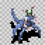 Stryk Nina walking animation, facing bottom right