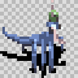 Stryk Nina walking animation, facing right